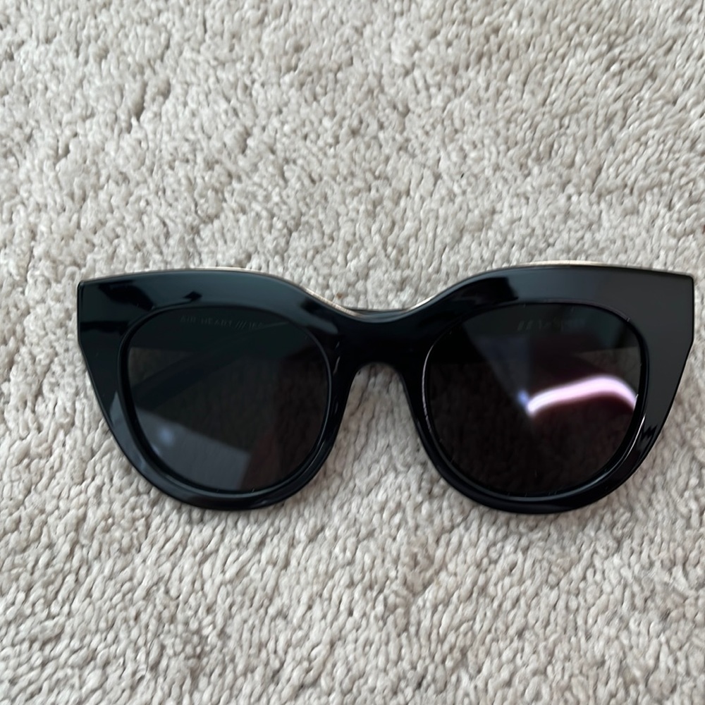 Used Le Specs Air Heart Sunglasses.